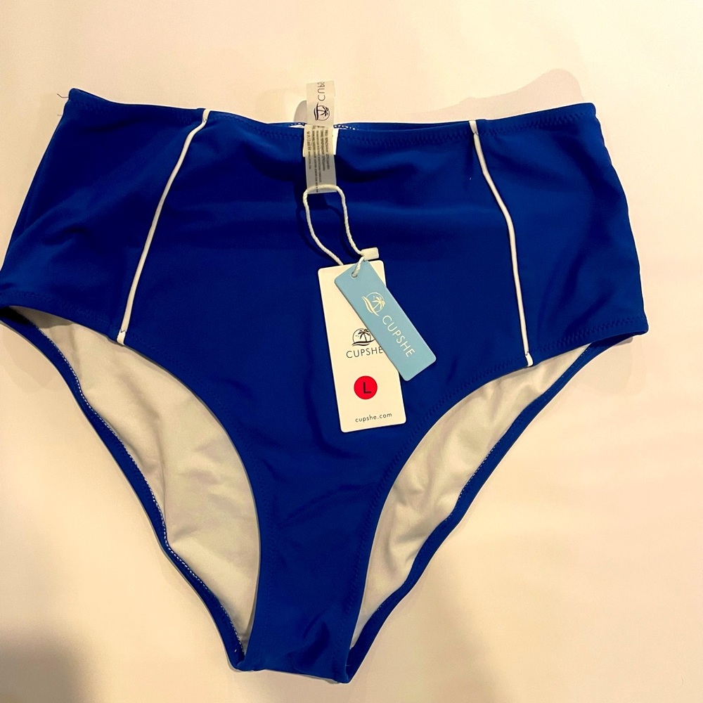 CupShe bottoms. Royal blue. New with tags.
